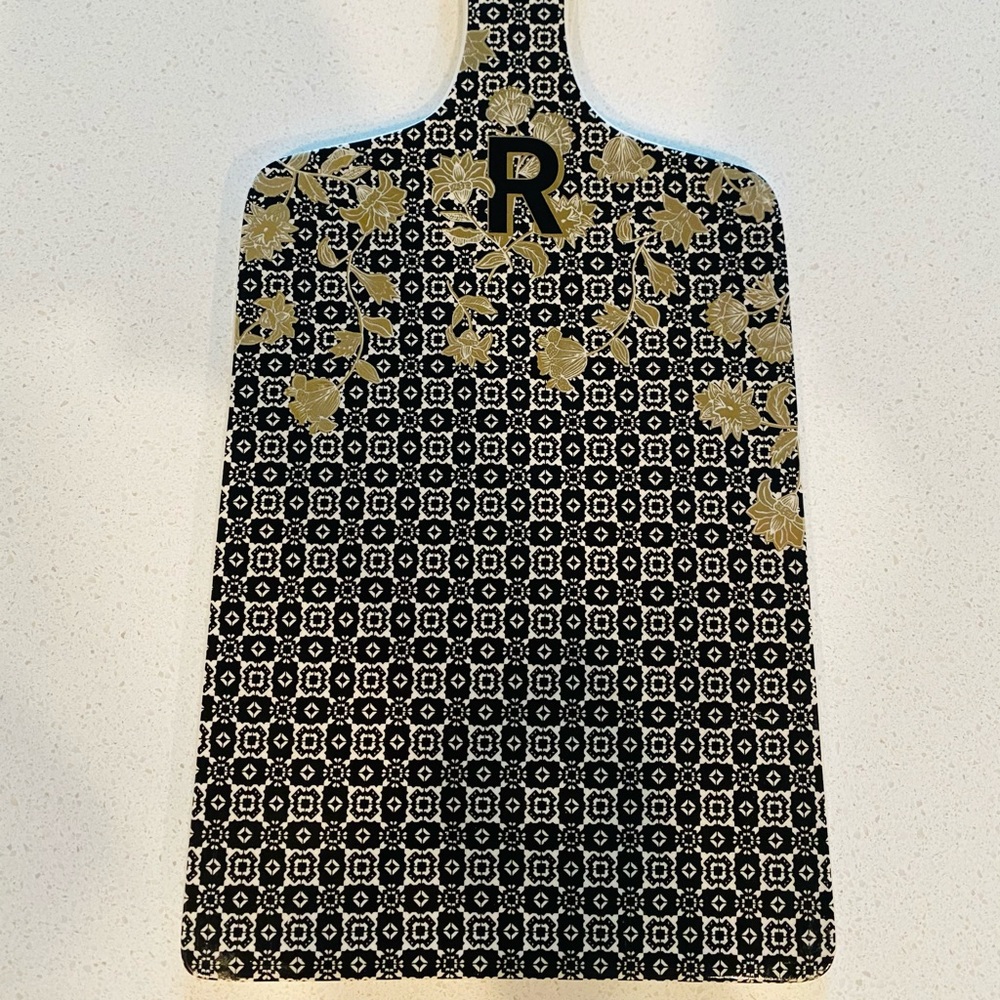 Anthropologie Eliza Tile Monogram Cheese Board